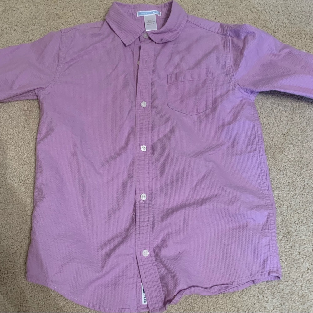 Boys Janie and jack long sleeve button down shirt